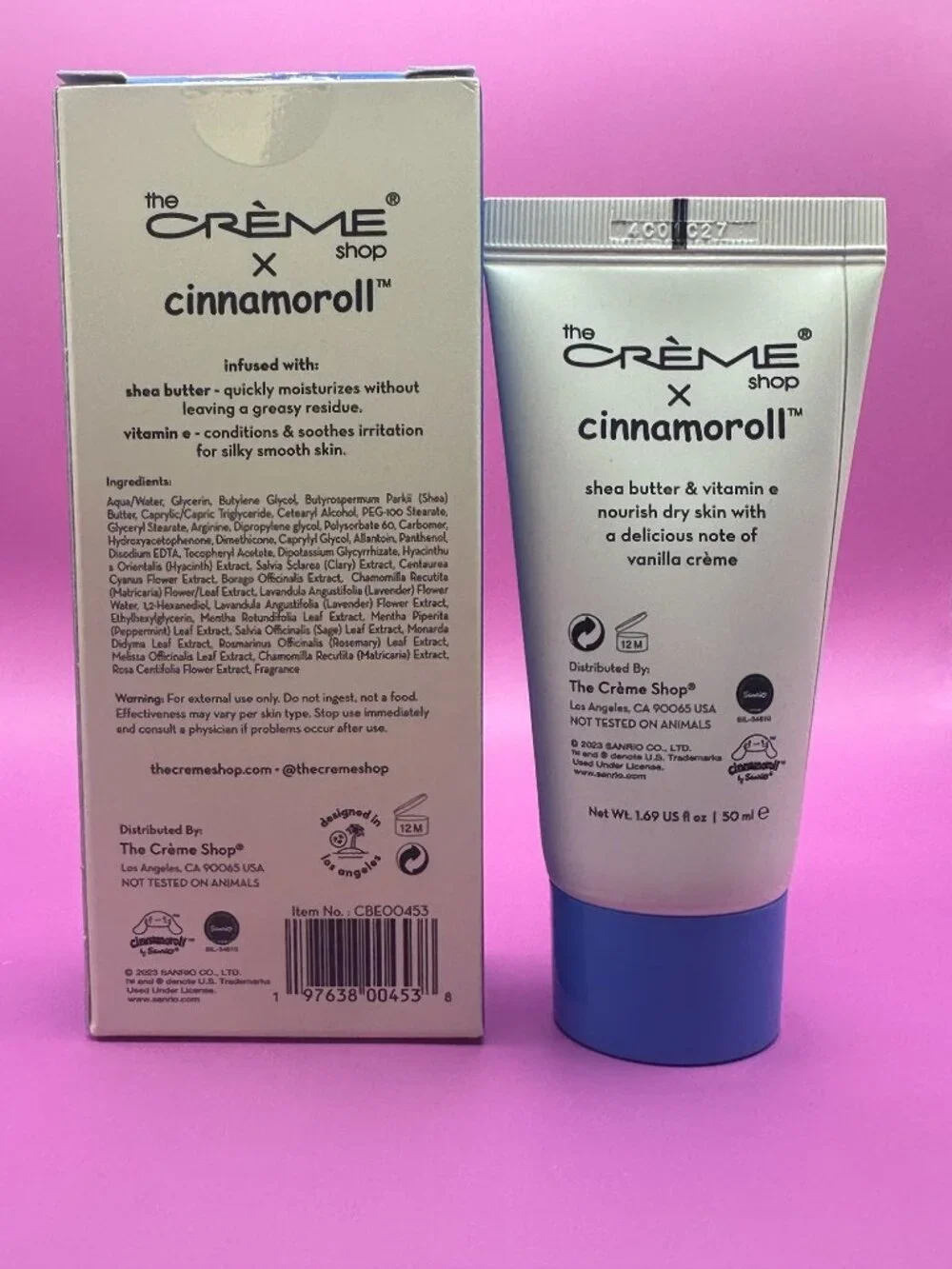 The Crème Shop x Cinnamoroll Limited Edition Moisturizing Hand Crème – Vanilla C